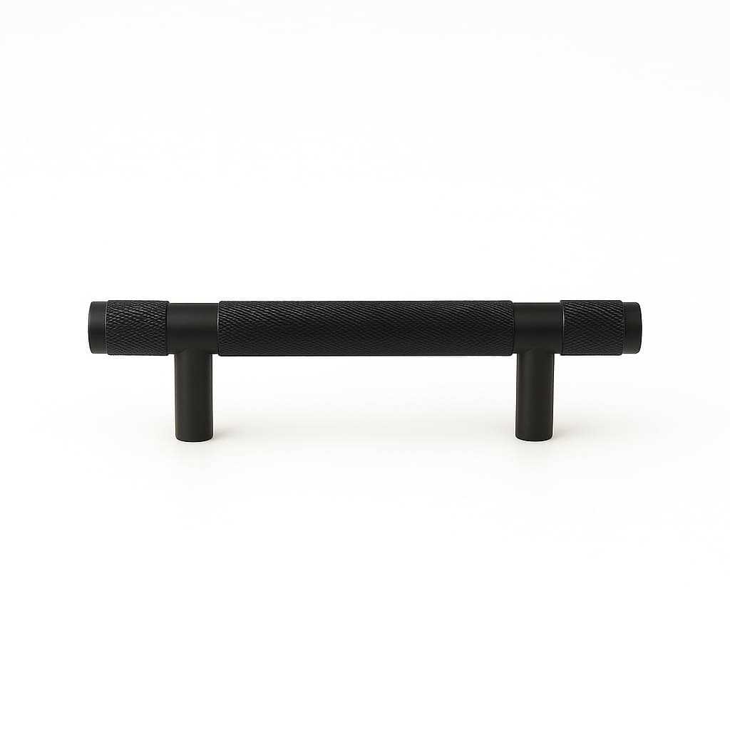 Poignée 150mm en métal noir mat