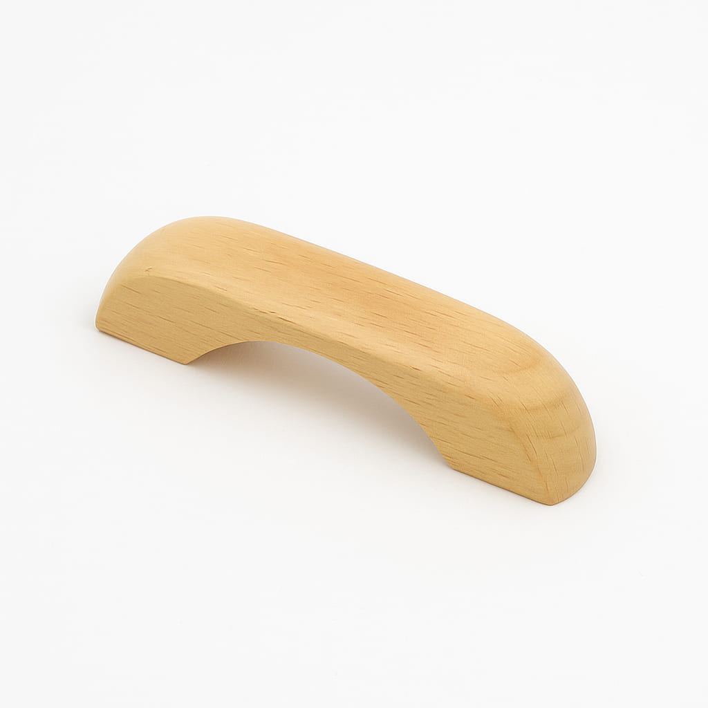 Poignée 100mm en bois clair