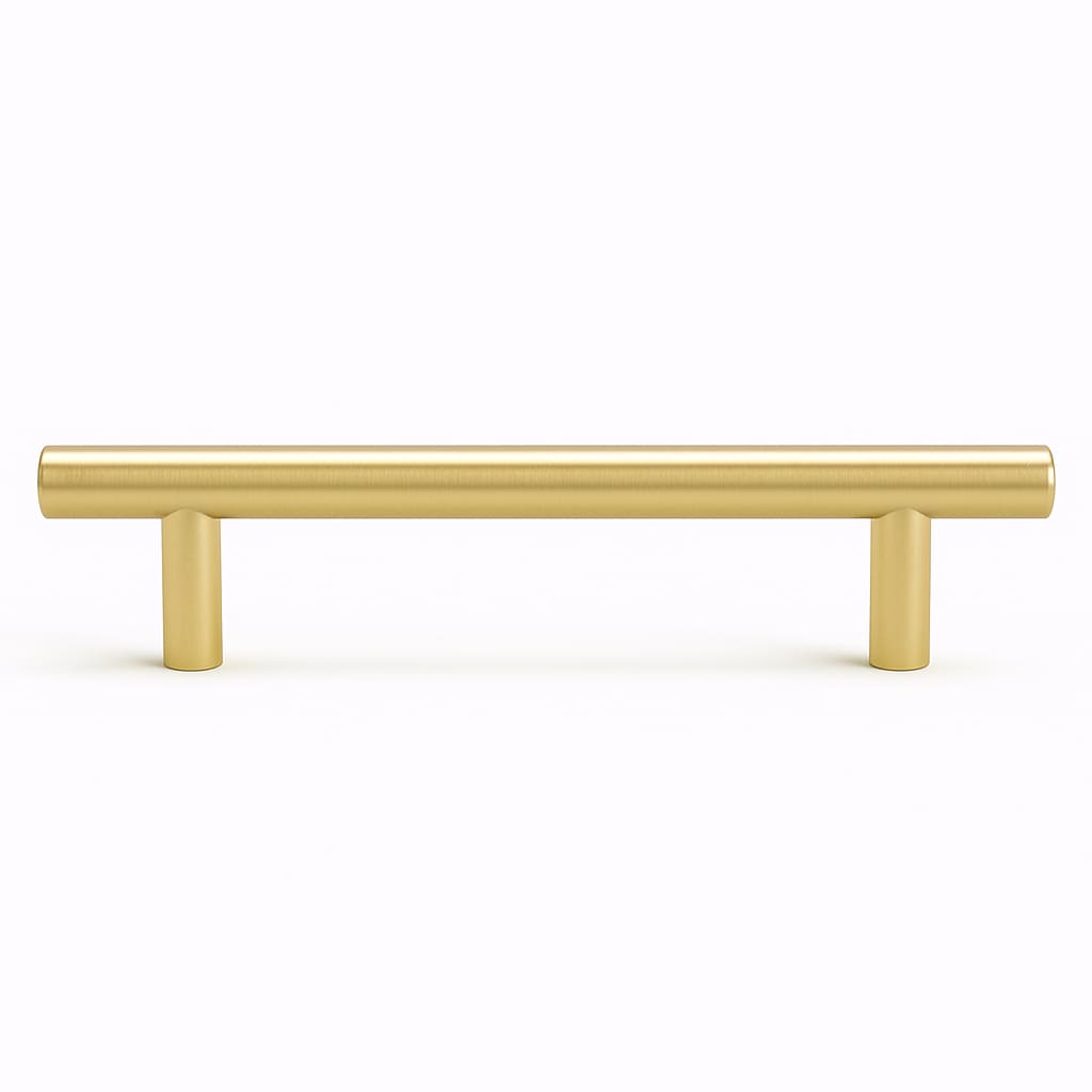 Poignée 200mm en métal doré