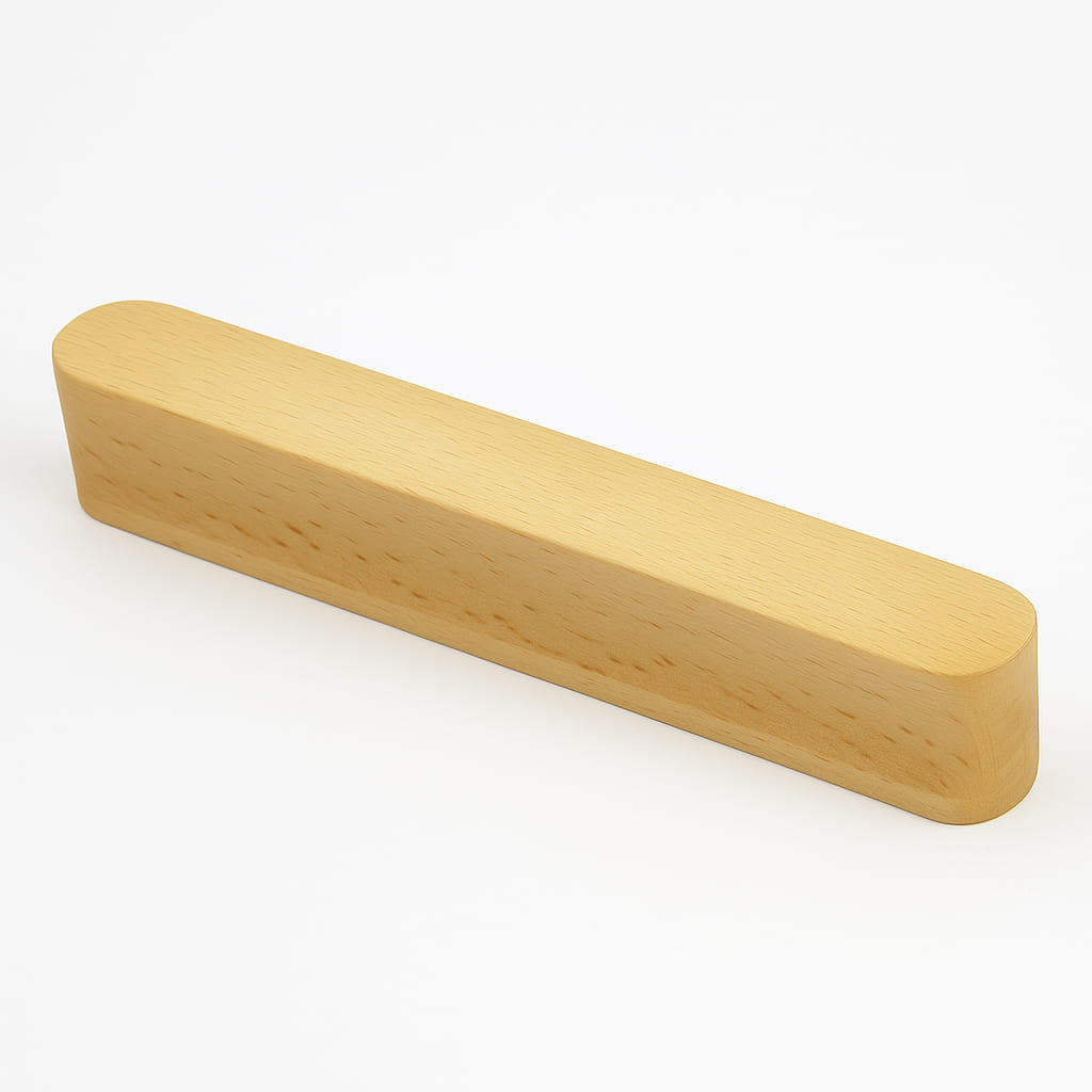 Poignée 130mm en bois clair