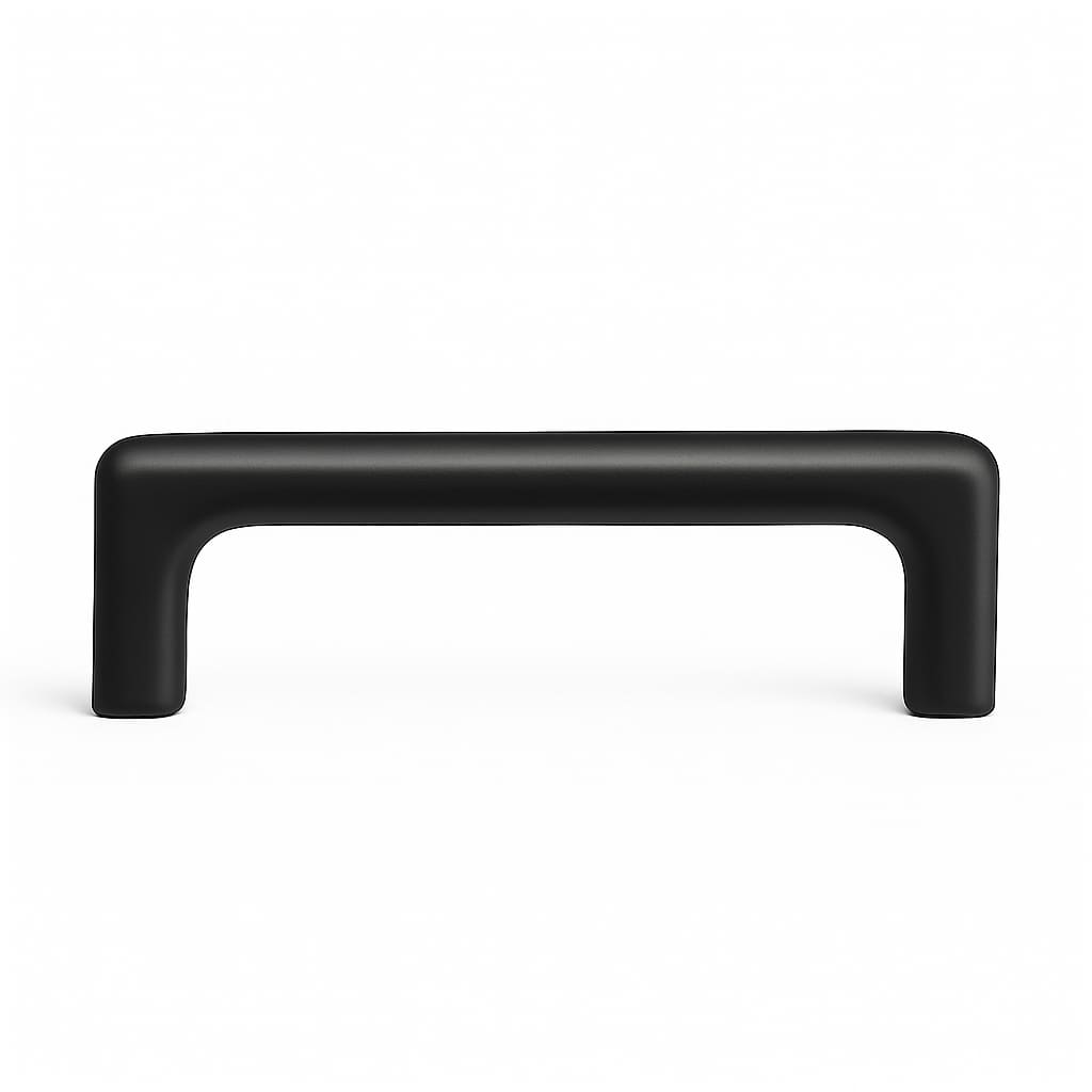 Poignée 138mm en métal noir mat