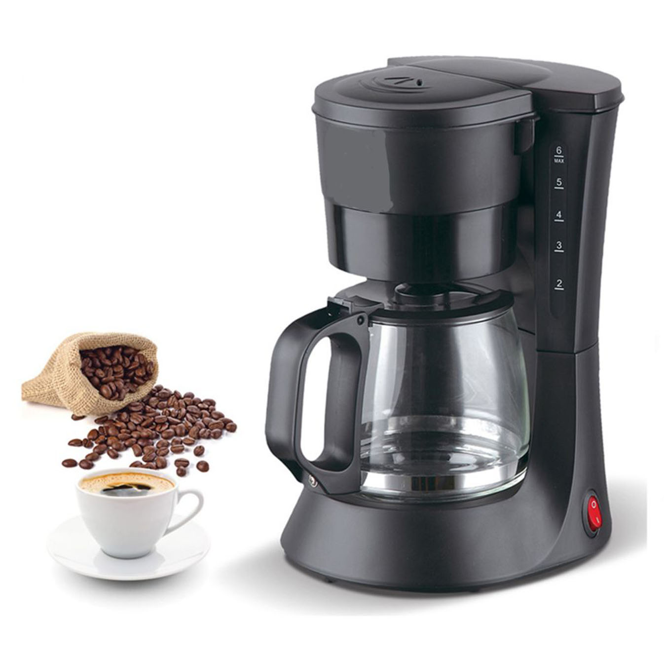 Cafetière électrique 600ww 0.6l