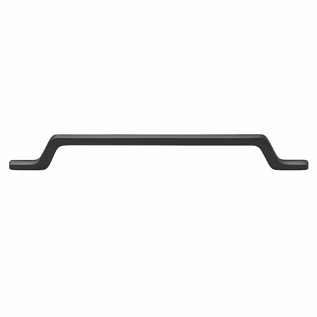 Poignée 220mm en métal noir mat