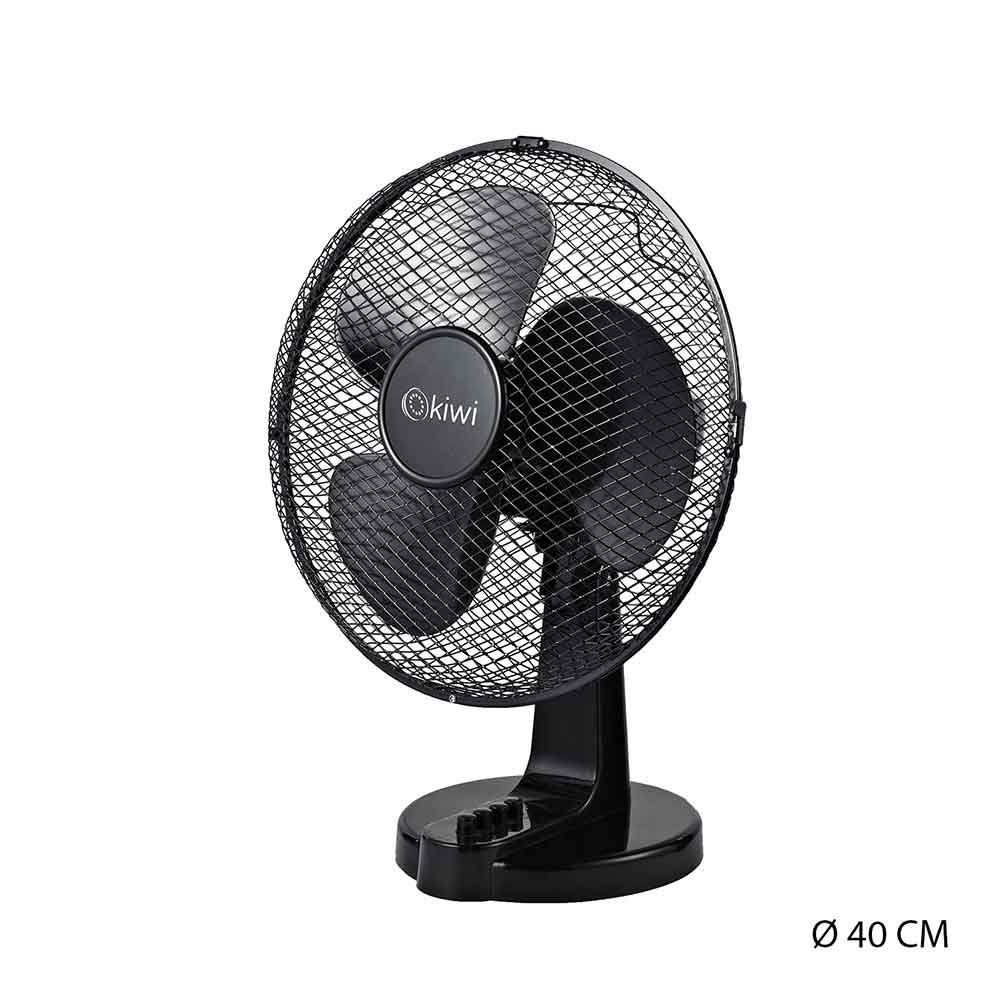 Ventilateur de table noir D40