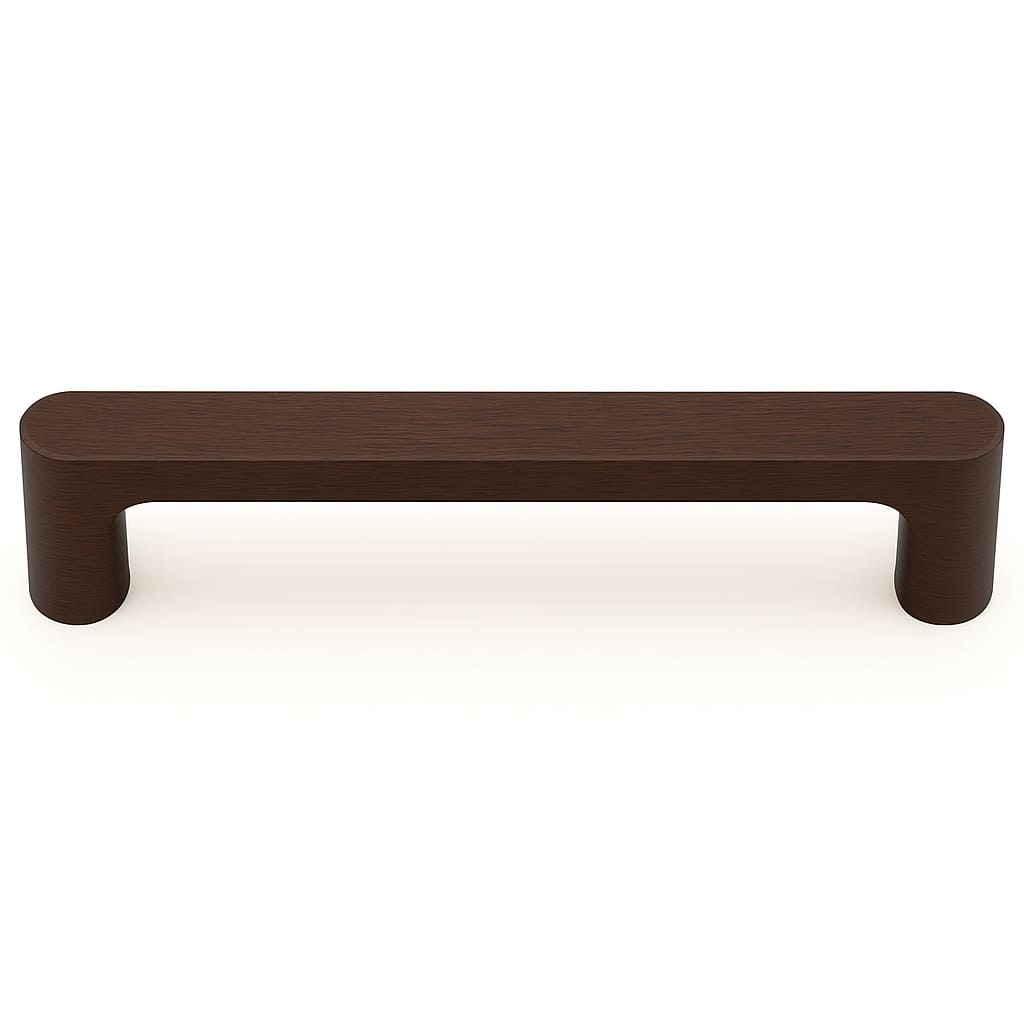 Poignée 170mm en bois foncé