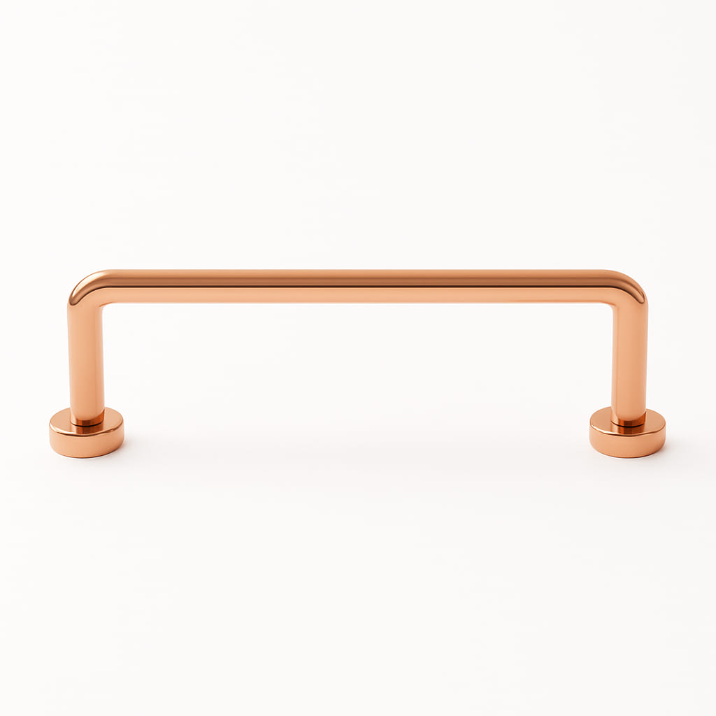 Poignée 143mm en métal cuivré