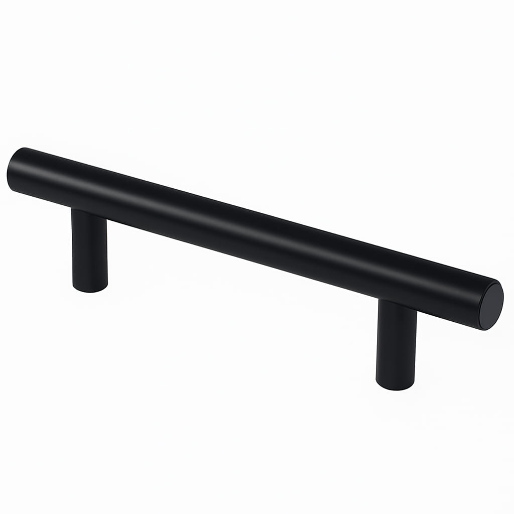 Poignée 150mm en métal noir