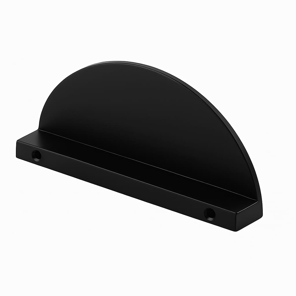 Poignée 100mm en métal noir