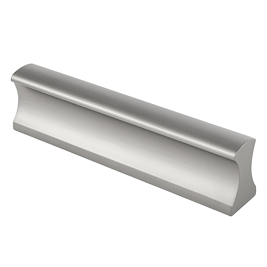 Poignée 80mm en métal argent