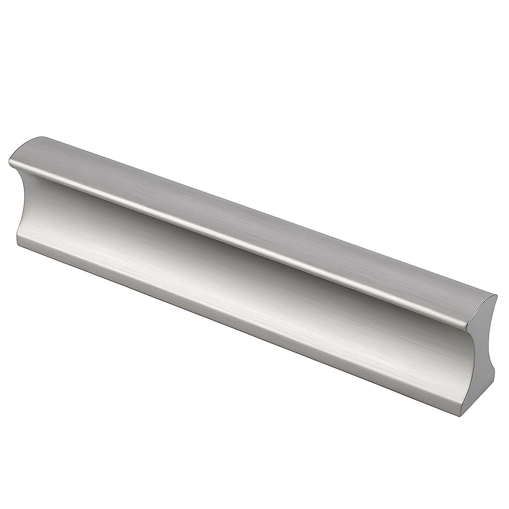 Poignée 115mm en métal argent