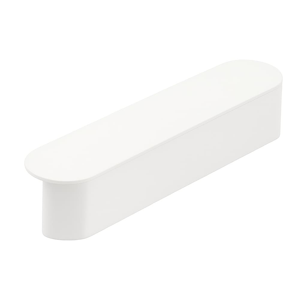 Poignée 150mm en métal blanc