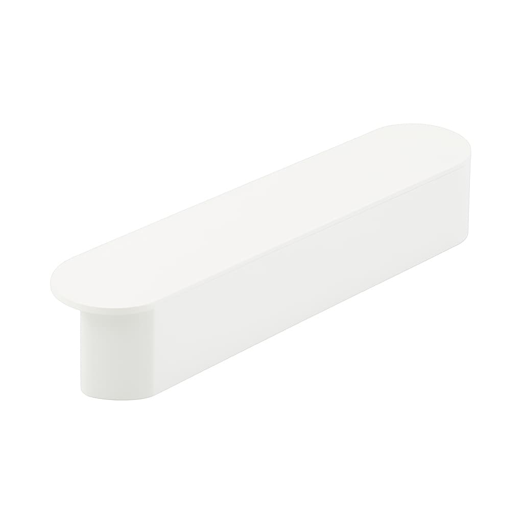 Poignée 120mm en métal blanc