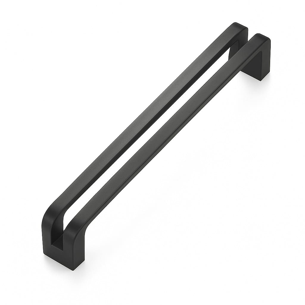 Poignée 135mm en métal anthracite