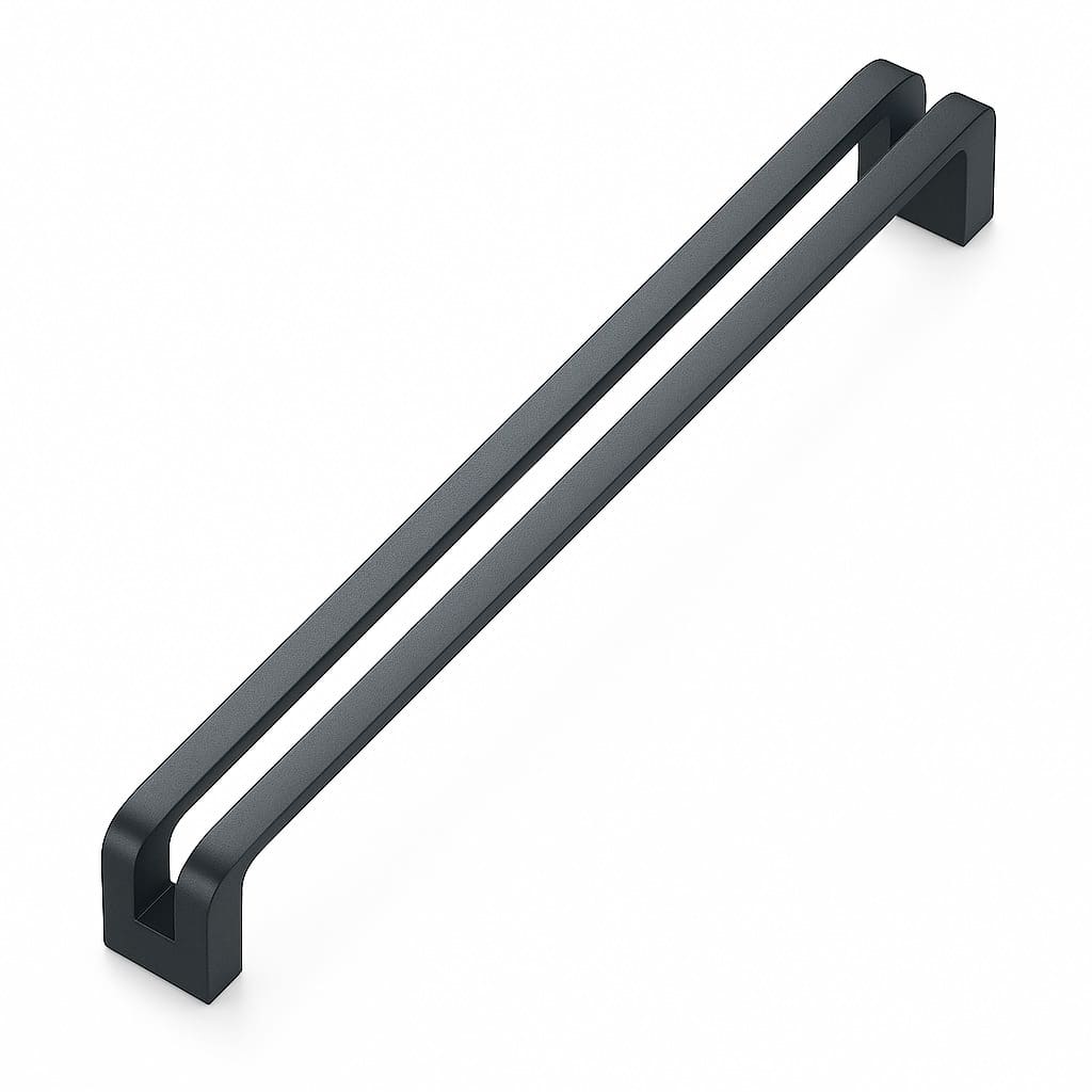Poignée 200mm en métal anthracite