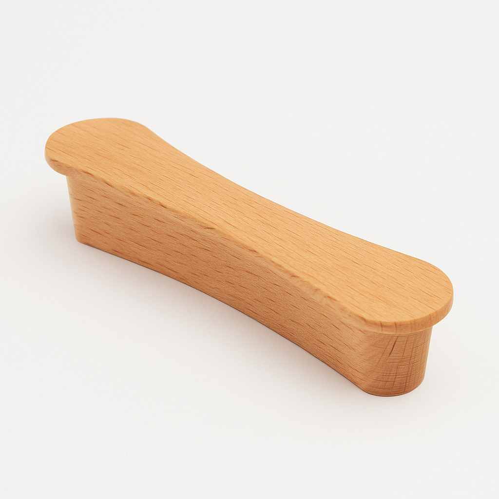 Poignée 130mm en bois clair