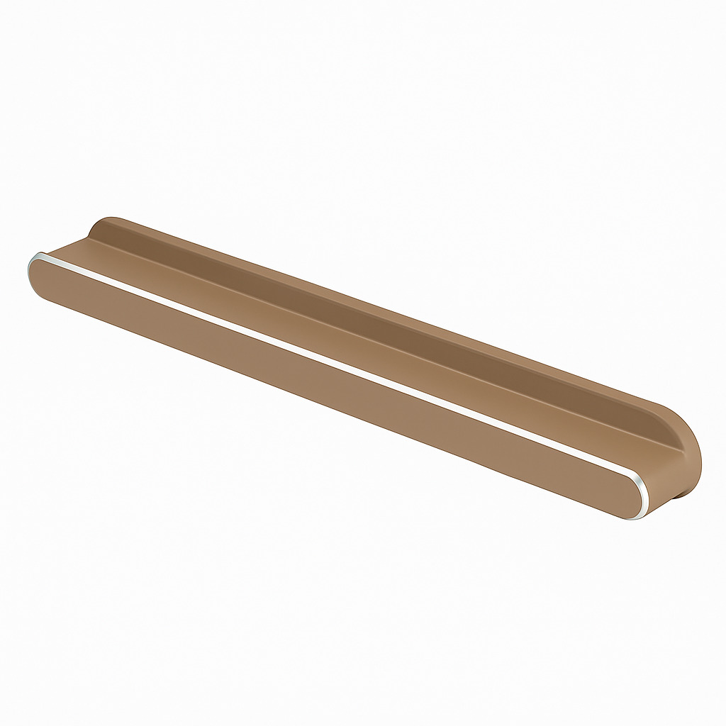 Poignée 150mm en métal marron