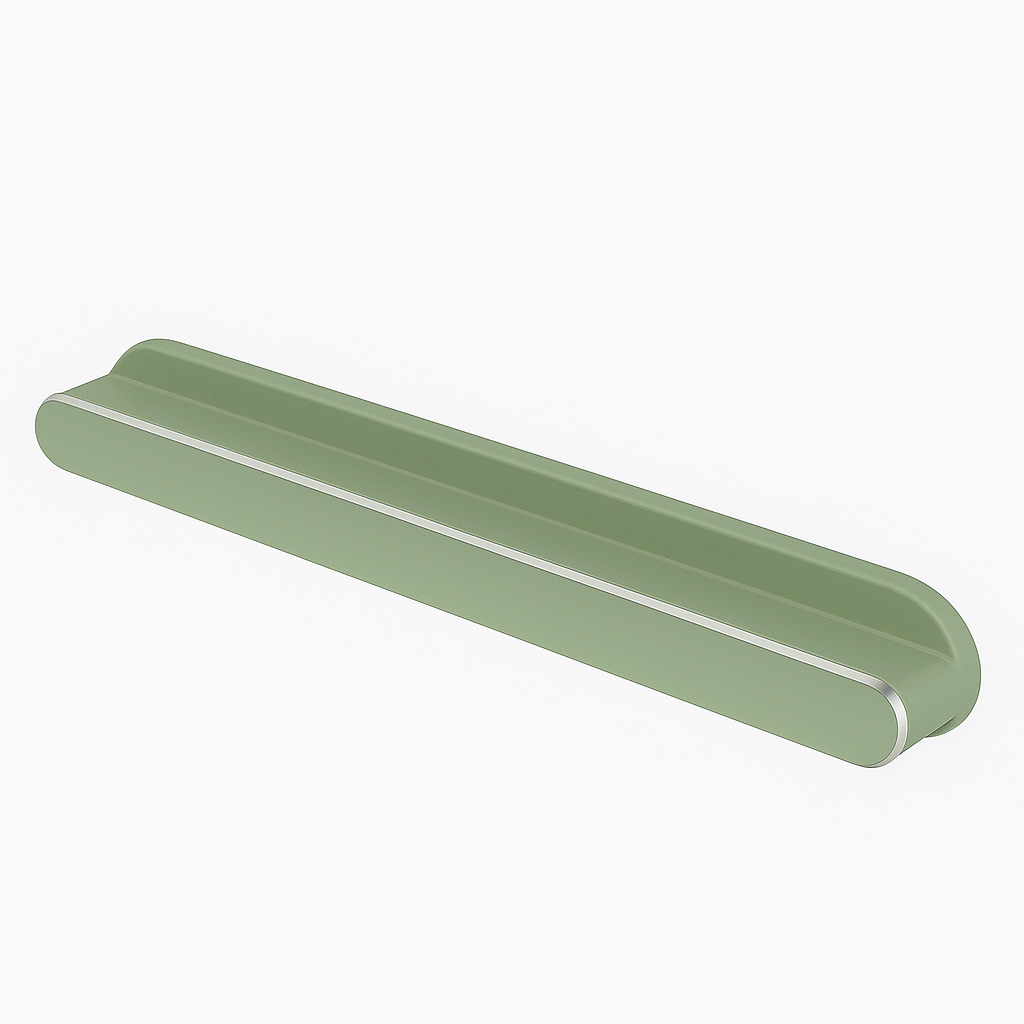 Poignée 120mm en métal vert