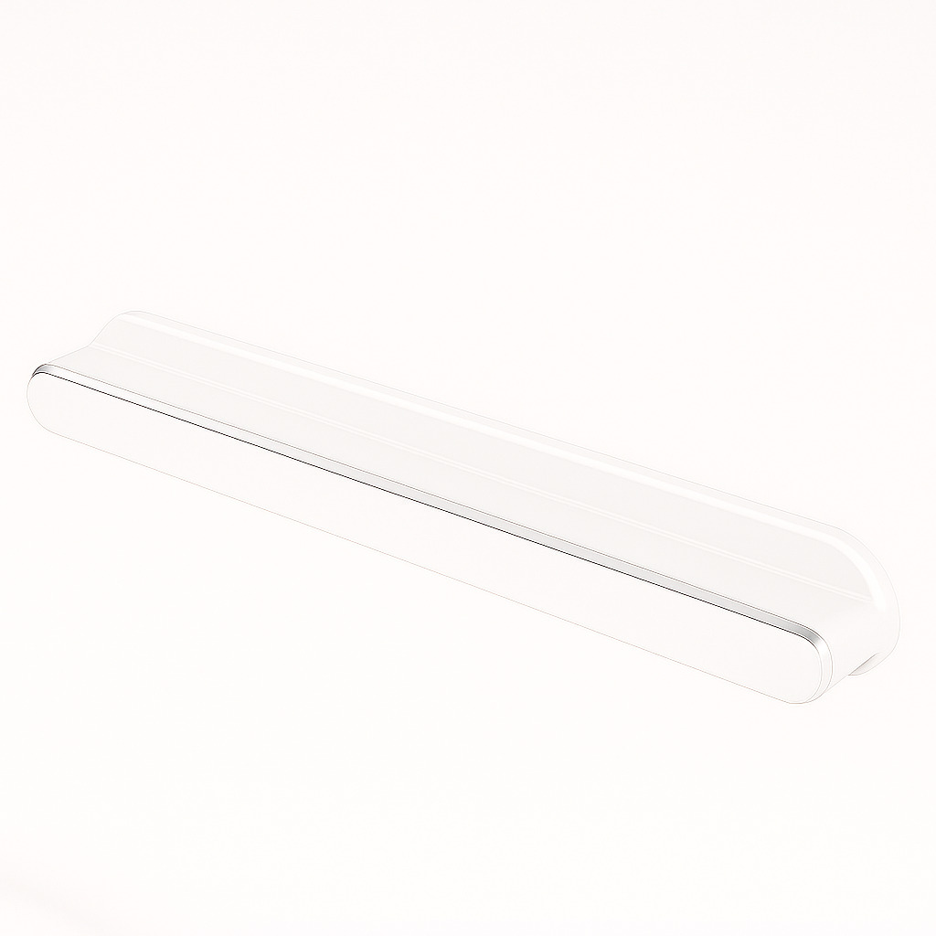 Poignée 150mm en métal blanc