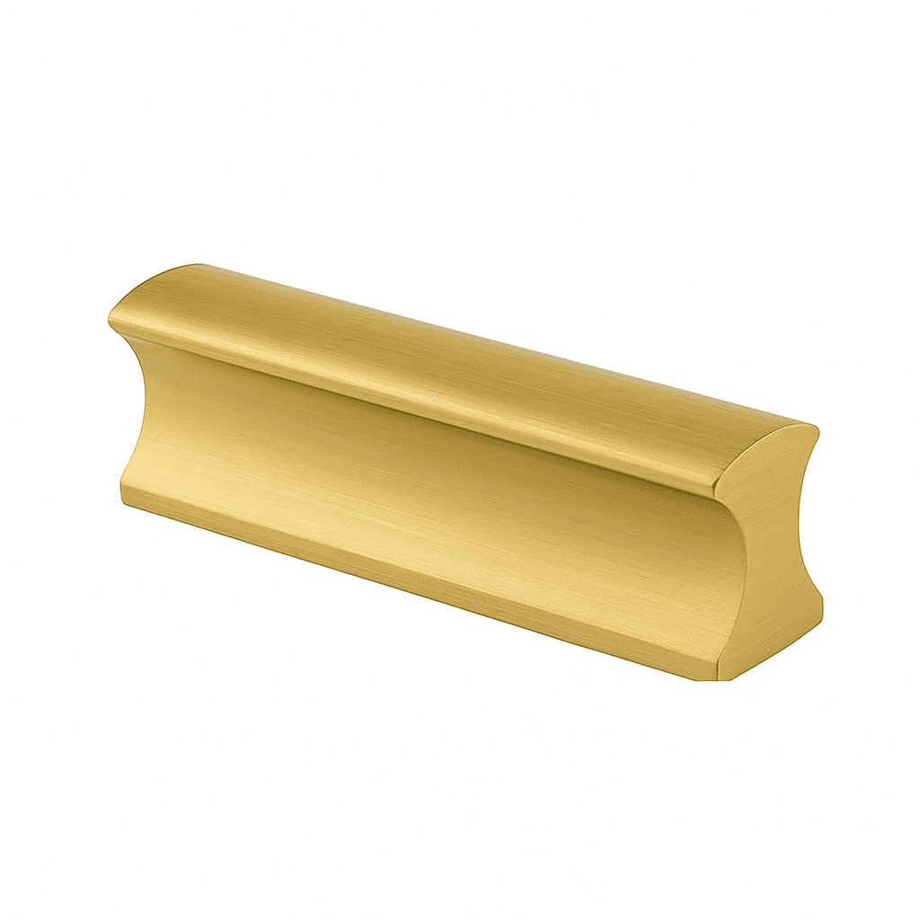 Poignée 80mm en métal doré