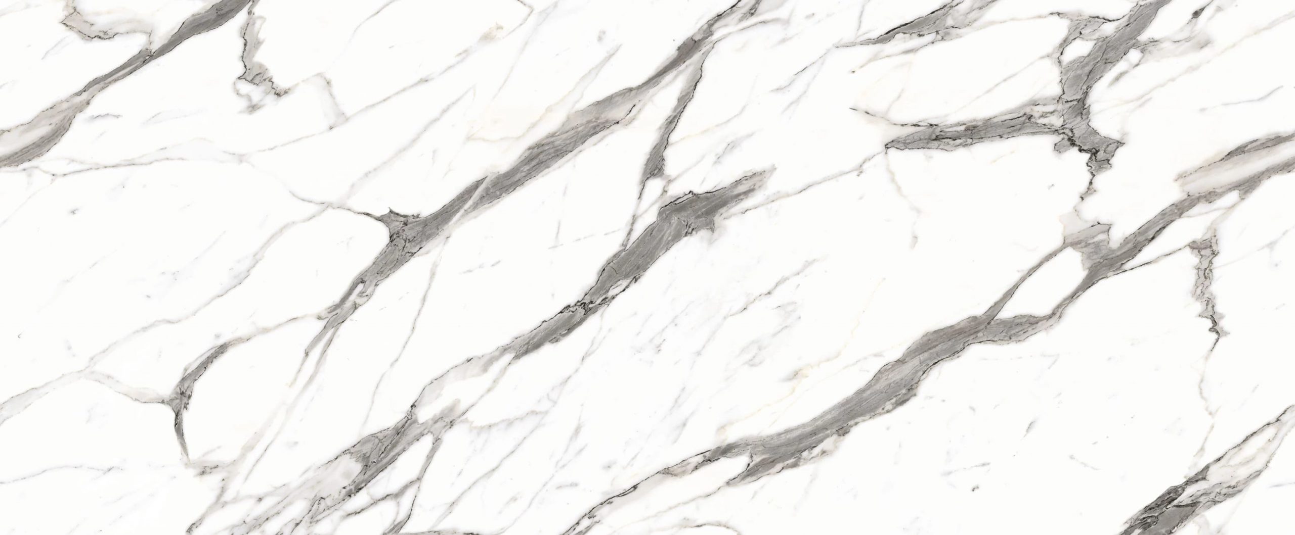 Crédence effet marbre blanc 240cm x 65cm - épaisseur 1cm - Fabriqué en France