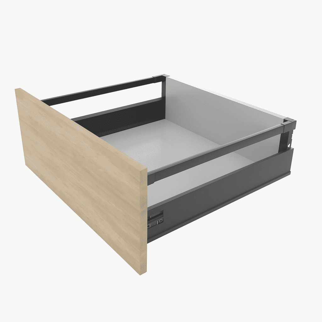 Kit tiroir avec amortisseur Soft close - L40 x H16,7 xP50