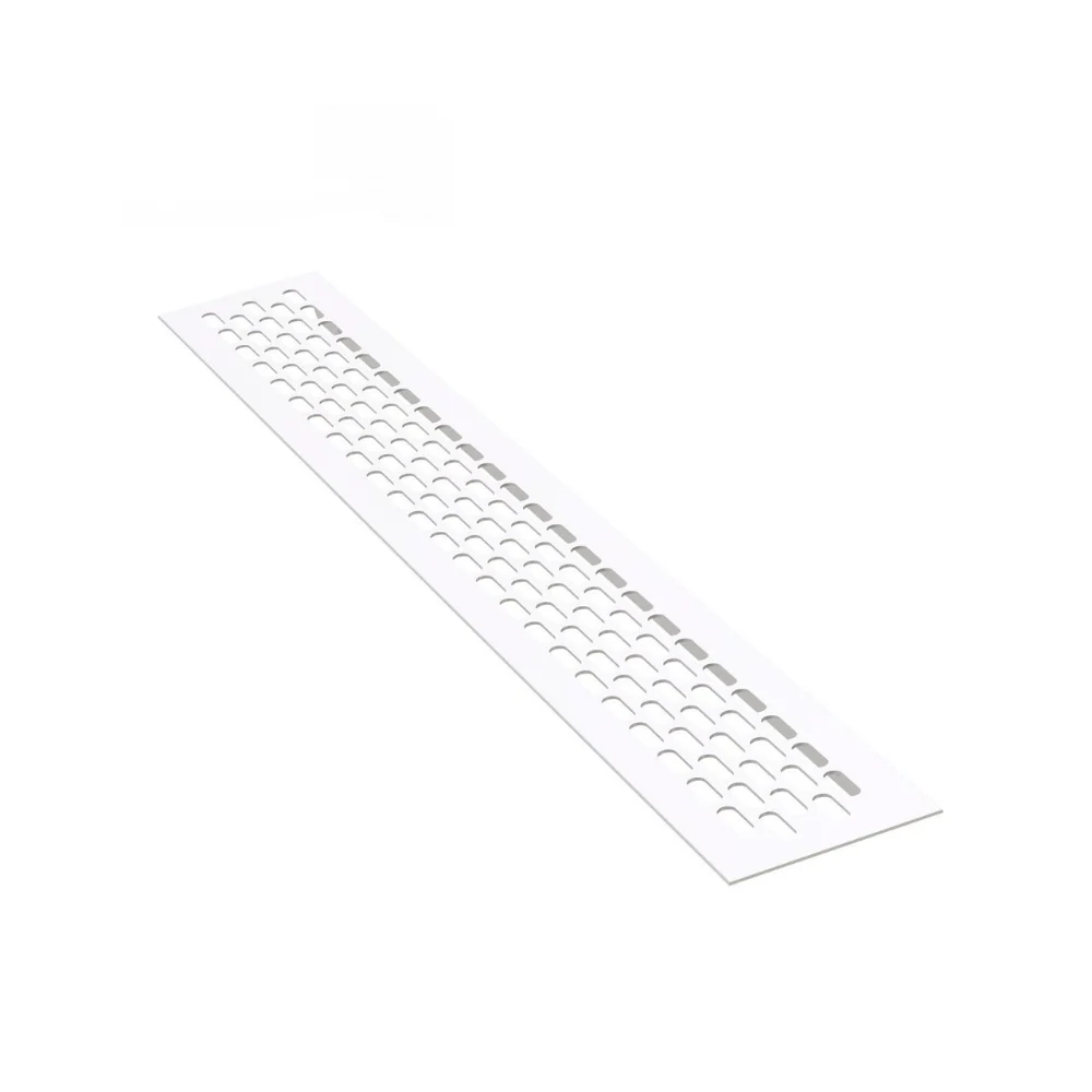 Grilles d'aération pour réfrigérateur en aluminium 450x70mm - Blanc