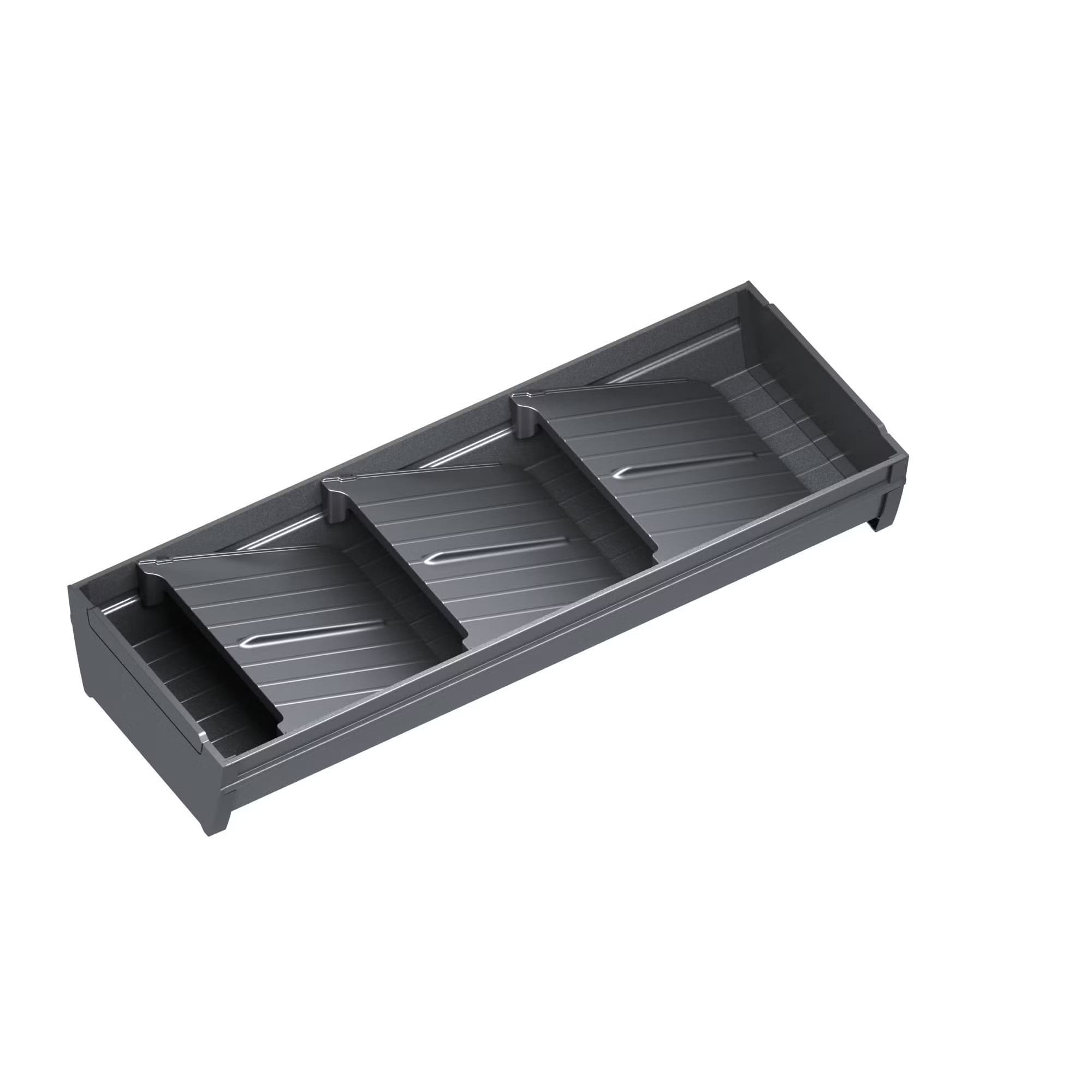 Organiseur modulaire pour tiroir de cuisine en aluminium – Range-ustensiles multifonction
